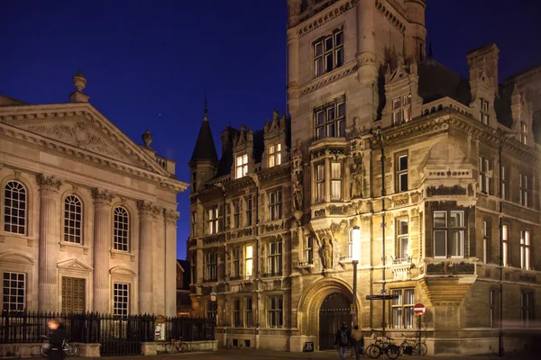 CAMBRIDGE, UK - JANUARY 18, 2015: Senate house and university of Cambridge building in the night