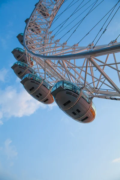 LONDON, UK - MAY 14, 2014 - LONDON, UK - MAY 14, 2014 London eye is a giant Ferris wheel opened on 31 December 1999, the most famous tourist s attraction in centre London