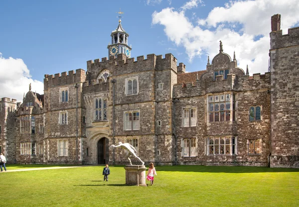 SUSSEX, UK - APRIL 11, 2015: Sevenoaks  Old english mansion 15th century. Classic english country side house