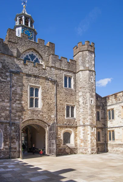 SUSSEX, UK - APRIL 11, 2015: Sevenoaks  Old english mansion 15th century. Classic english country side house