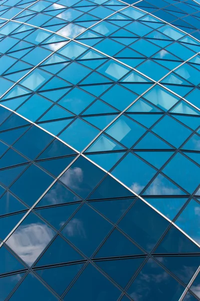 Gherkin building glass texture. Modern English architecture. City of London