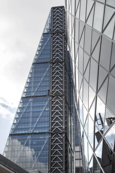 Gherkin building glass texture. Modern English architecture. City of London