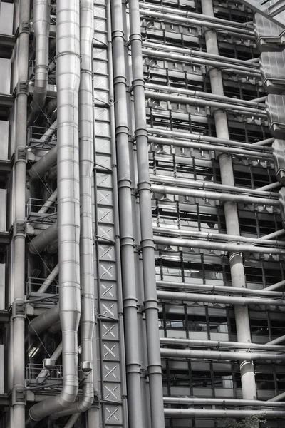 Lloyds of London bank building, famous texture. City of London. Business background