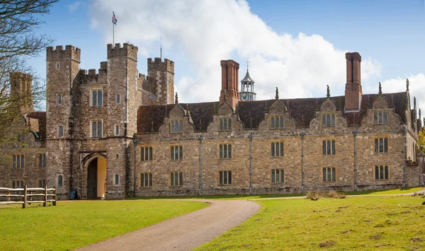 SUSSEX, UK - APRIL 11, 2015: Sevenoaks Old english mansion 15th century. Classic english countryside house