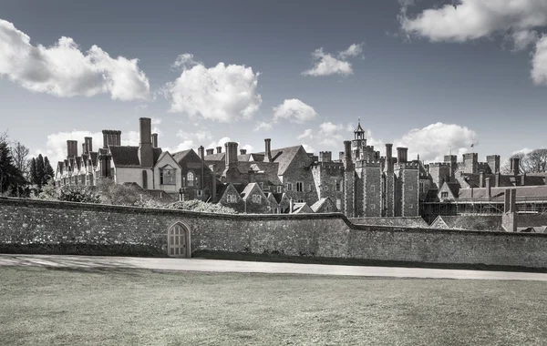 SUSSEX, UK - APRIL 11, 2015: Sevenoaks Old english mansion 15th century. Classic english countryside house