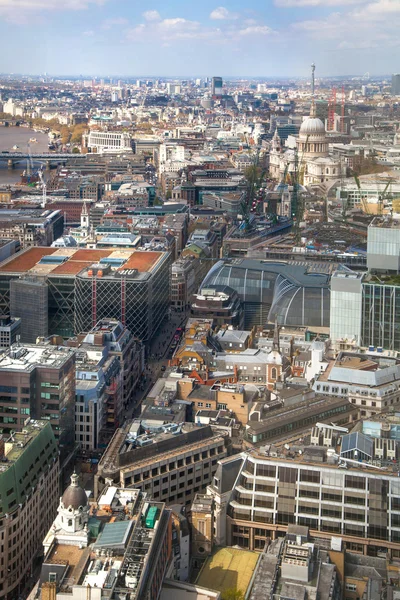 City of London aerial view. London panorama form 32 floor of Walkie-Talkie building