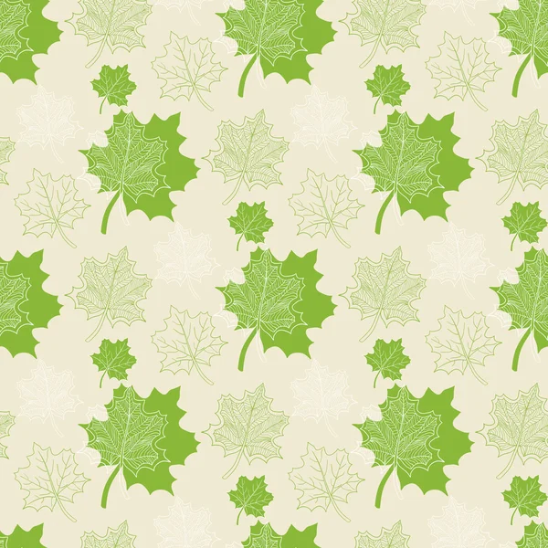 Seamless pattern with green leaf:abstract leaf,leaf fall,defolia