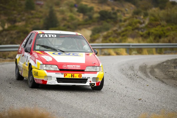 GRANADA, SPAIN - SEP 27: Unknown Racer in the \