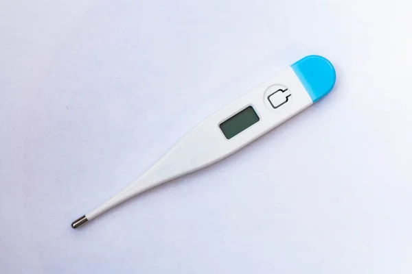 Electronic body thermometer islated on white background