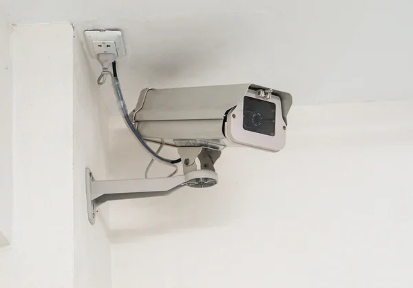 Cctv camera installed in the building