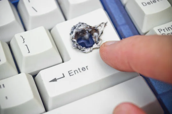 Computer security breach