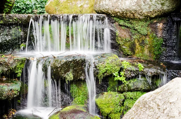 Big waterfall on the rocks