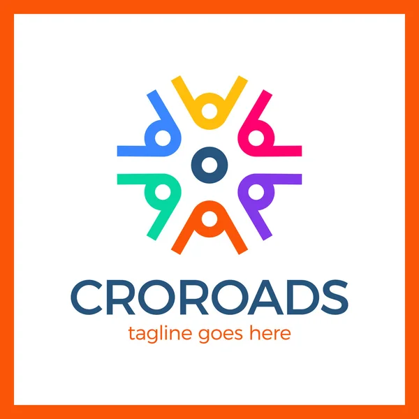 Wheel Crossroad Logotype