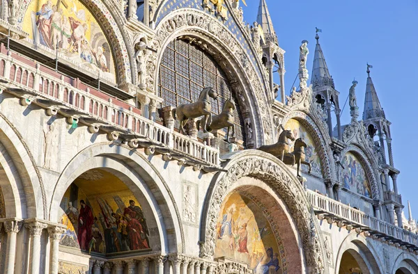 The Patriarchal Cathedral Basilica of Saint Mark at the Piazza S