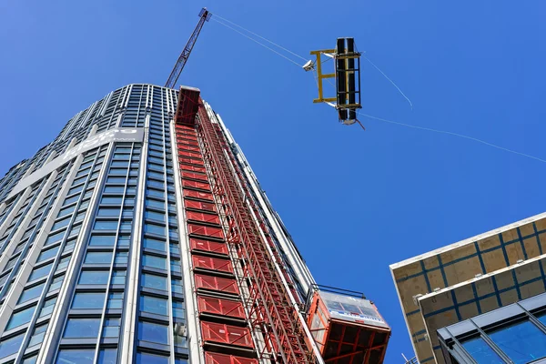 Construction of the South Bank Tower in London on june 10, 2015