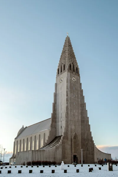 REYKJAVIK/ICELAND - FEB 05 : View of the Hallgrimskirkja Church