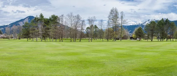 Golf course in mountains