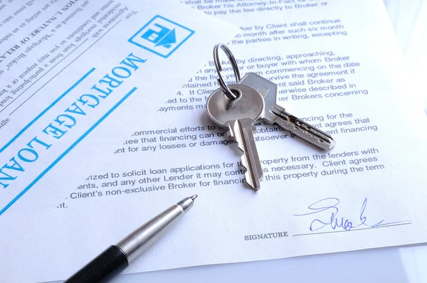 Mortgage contract signed
