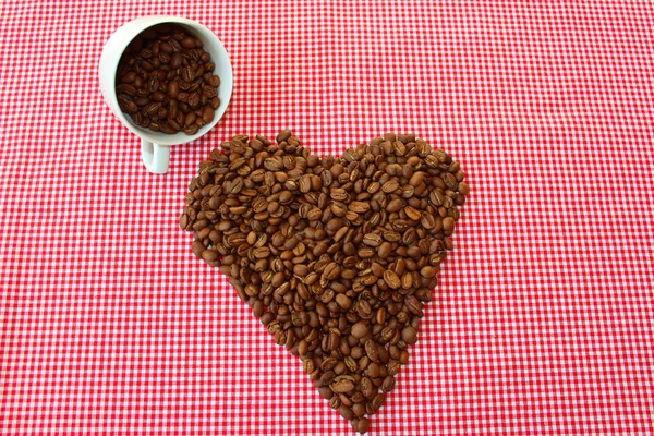 Love coffee heart