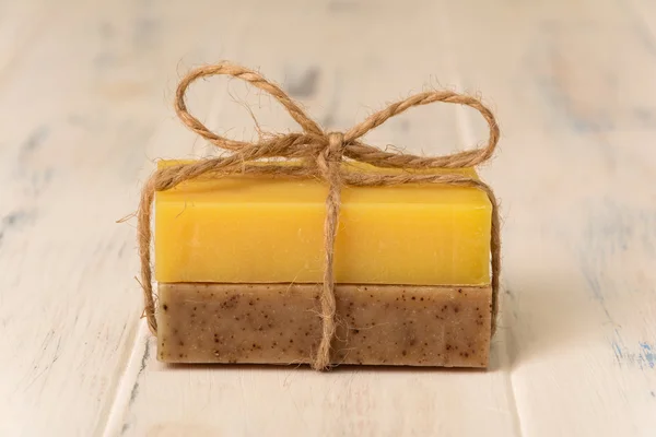 Soap brown and yellow