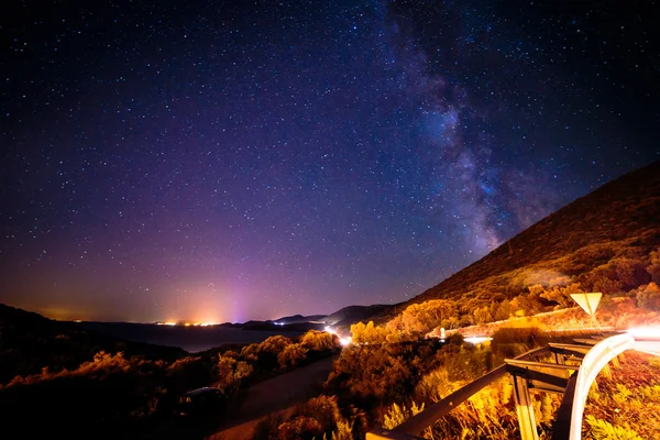 Milky way in the sky of Croatia