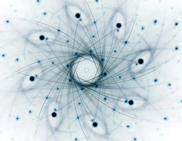 Geometry of Space series. Visually attractive backdrop made of conceptual grids curves and fractal elements suitable as element for layouts on physics mathematics technology science and education.