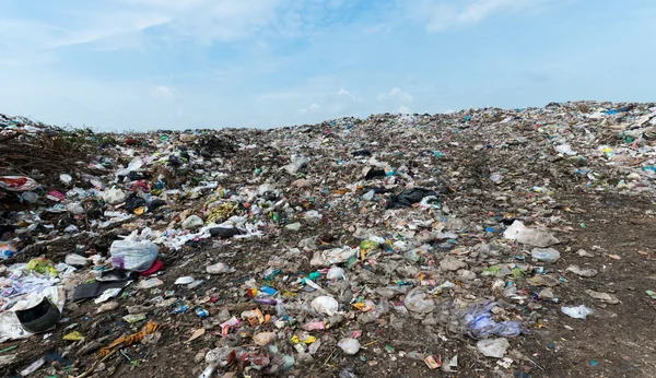 Garbage in Sanitary Landfill, waste