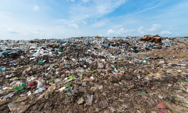 Garbage in Sanitary Landfill, waste
