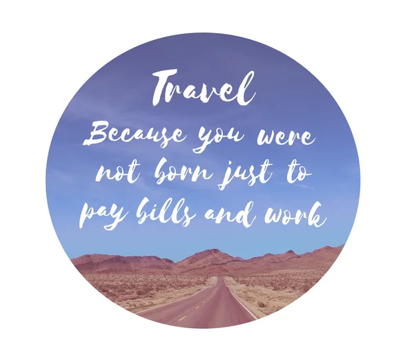 Travel Quote vintage style