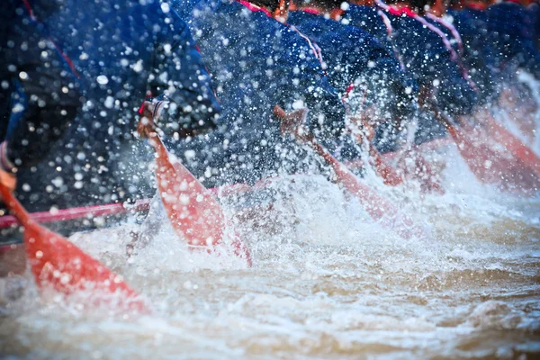 Rowing team race