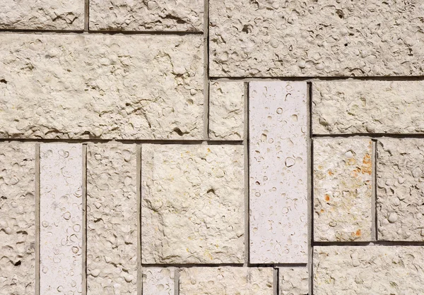 New stone cladding plates closeup