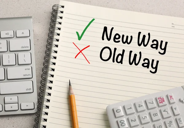 New way versus old way
