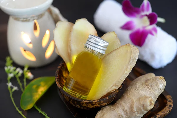 Fresh ginger extract herbal spa products from Thailand.