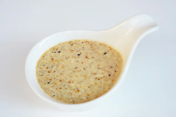 Close up of japanese sesame salad dressing sauce