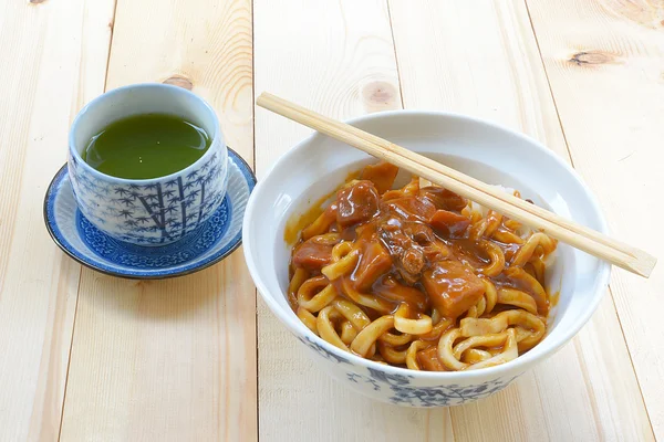 Curry udon Japanese Noodle.