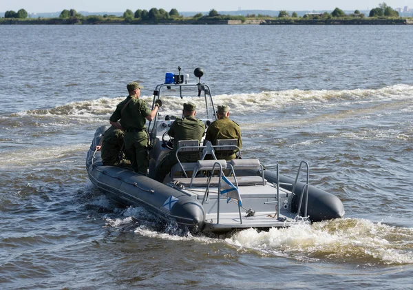 Russia, St. Petersburg, July 15, 2015. Military Navy Training. N