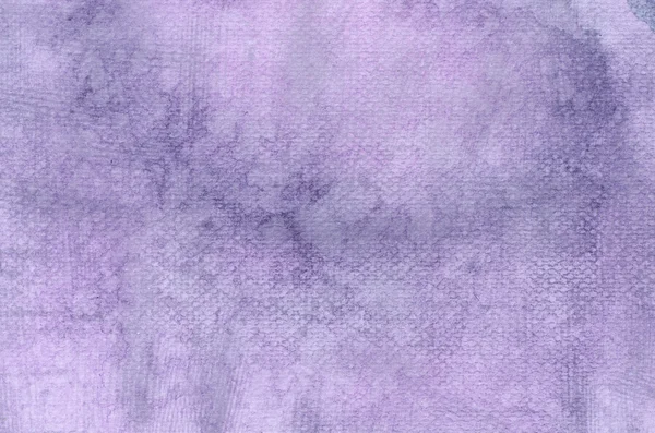 Violet watercolor painted background texture