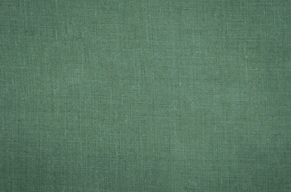 Green linen textile