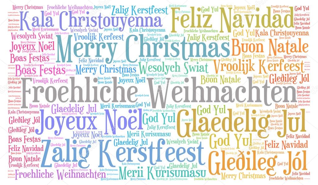 Поздравление С Рождеством На Разных Языках