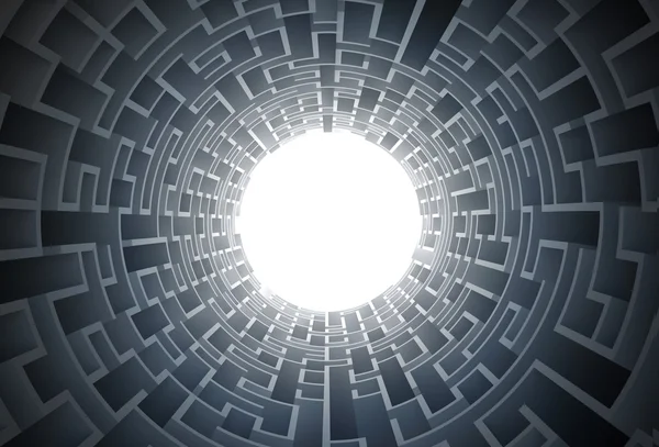 Maze Tunnel 3D Concept