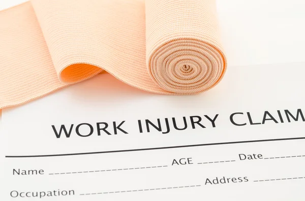 Work injury claim form.