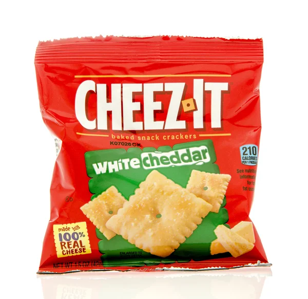 Bag of Cheez-it white cheddar