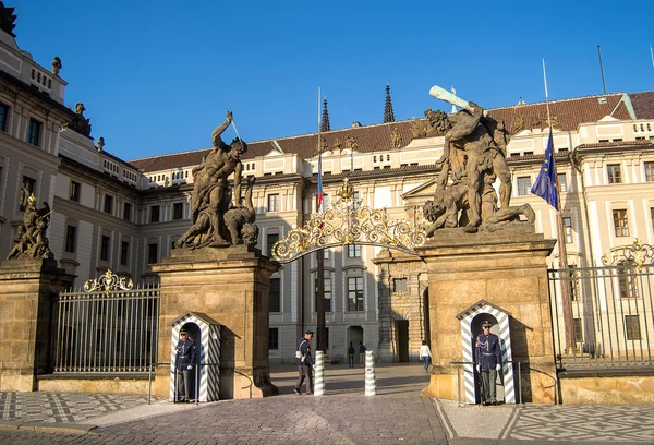 Castle entrance in Prague