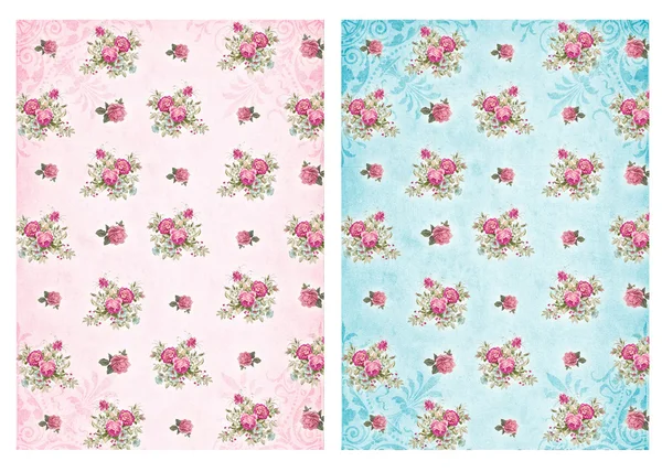 Shabby chic backgrounds with roses