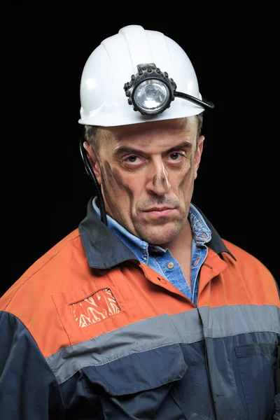 Coalminer holds out a large chunk of energy rich coal