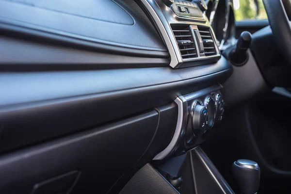 Detail of new modern car interior