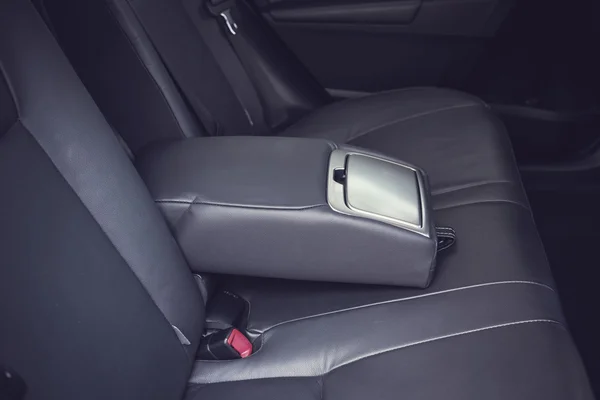 Detail of new modern car interior