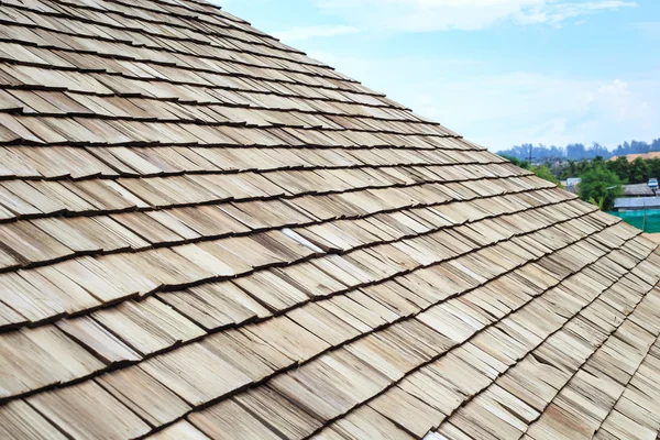 Wooden Roof shingle texture and background