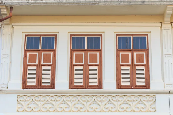 Vintage window in Sino-Portuguese style