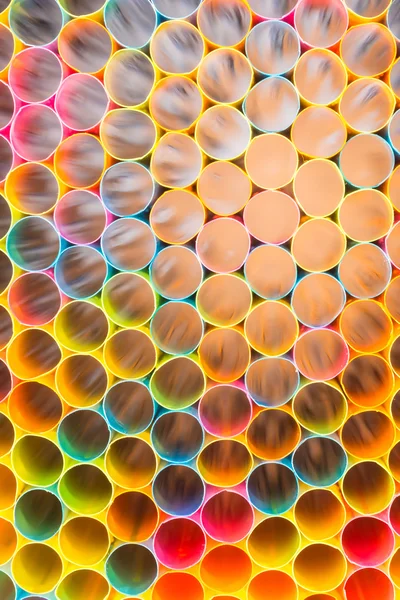 Colorful straws for background